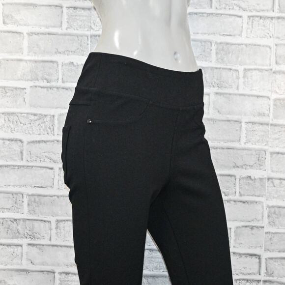 The Reset R LABEL Women's Black Stretch Skinny Ponte Pants size Large - Picture 8 of 9